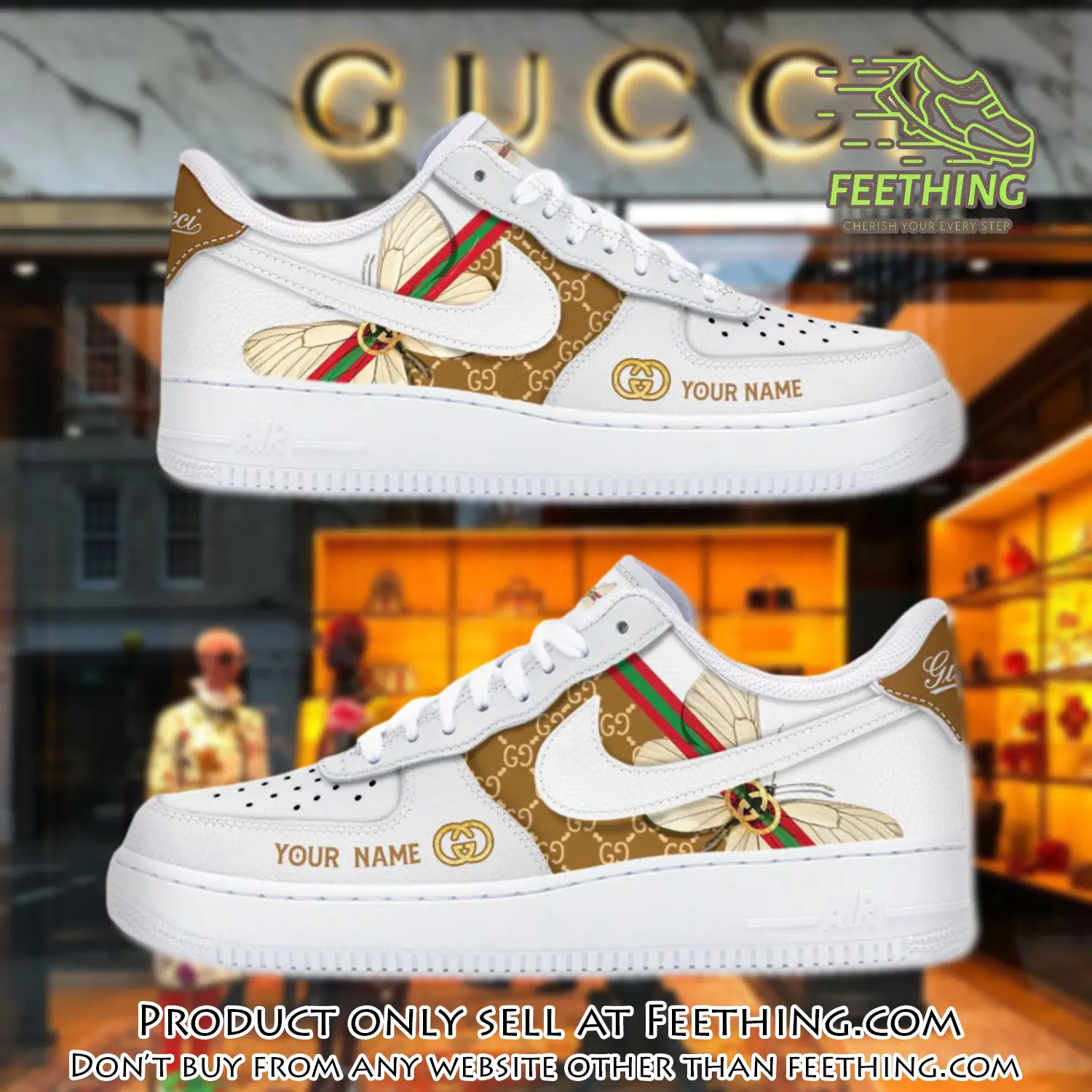 Personalized gucci luxury air force 1 sneakers limited af1 shoes oaf1013 ft2924075